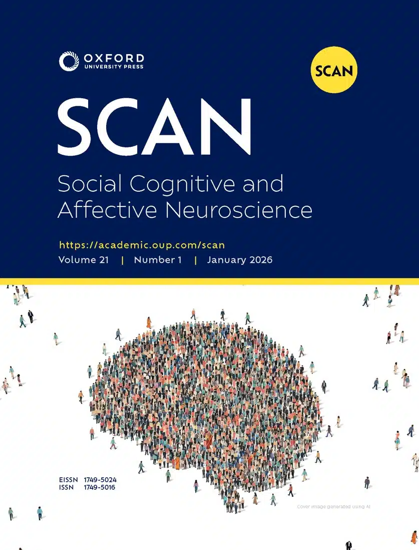 Social Cognitive and Affective Nuroscience edition 21, cover