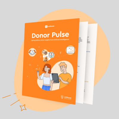 Enthuse Donor Pulse 2026 front cover illustration