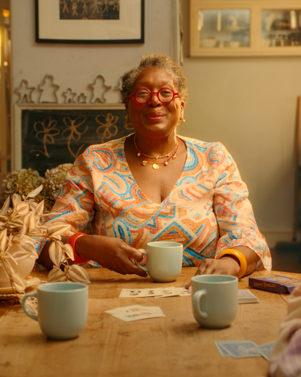 Card sharp Gloria, from Remember a Charity's 2026 TV campaign advert.