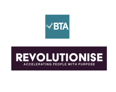 Bruce Tait Associatesa and Revolutionise International logos