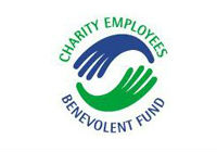 Charity Employees Benevolent Fund logo, in green and blue