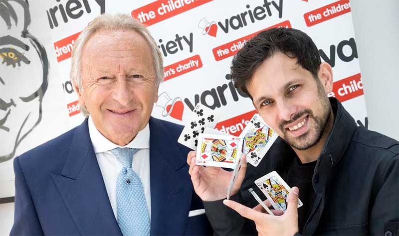 Harold Tillman and Dynamo supporting Variety the children's charity