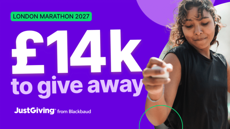 JustGiving has £14k to give away to London Marathon runners for their chosen charity