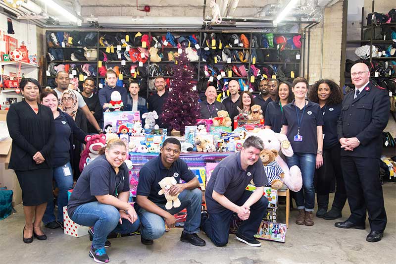 TfL's Lost Property Office donate unclaimed toys to The Salvation Army