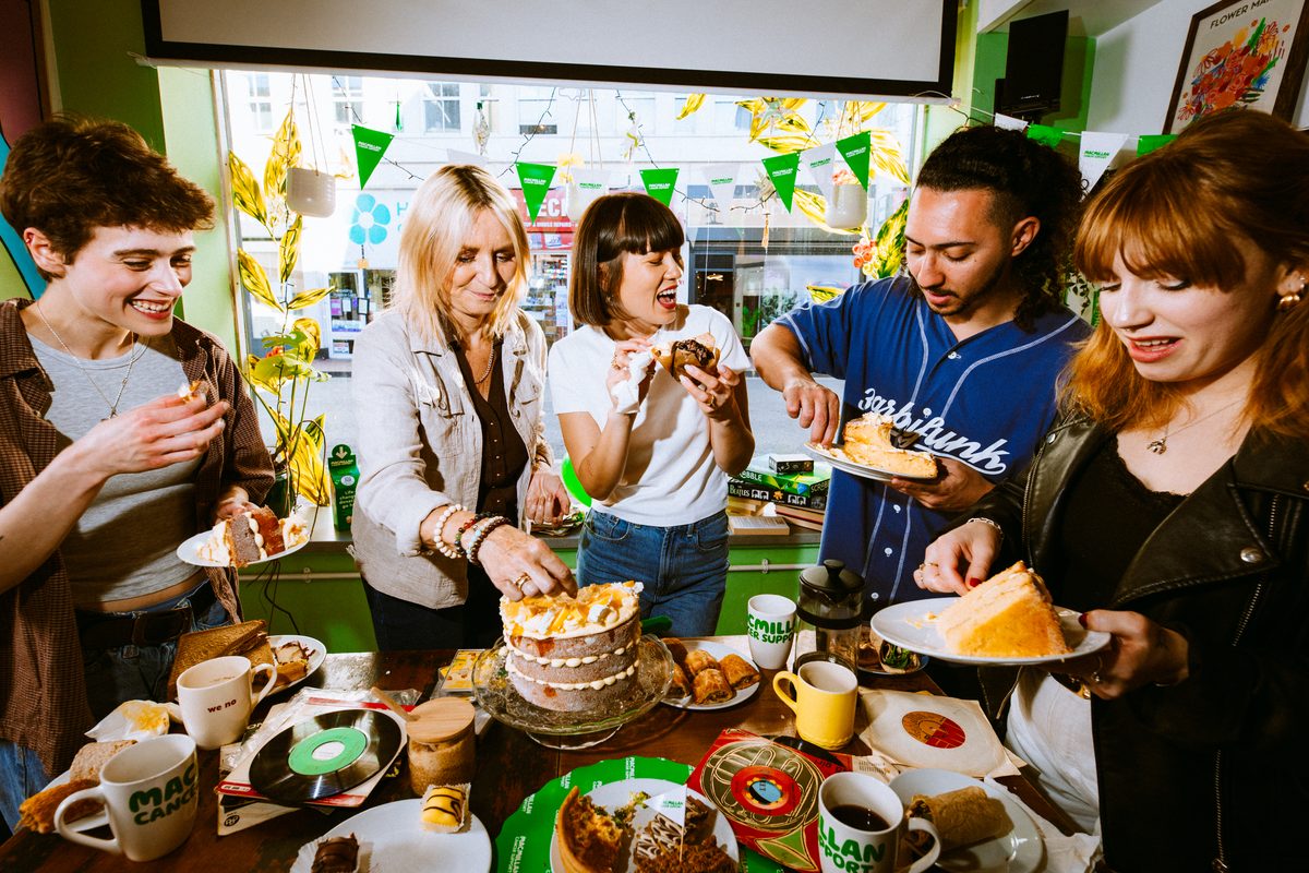 A Macmillan Coffee Morning in full flow
